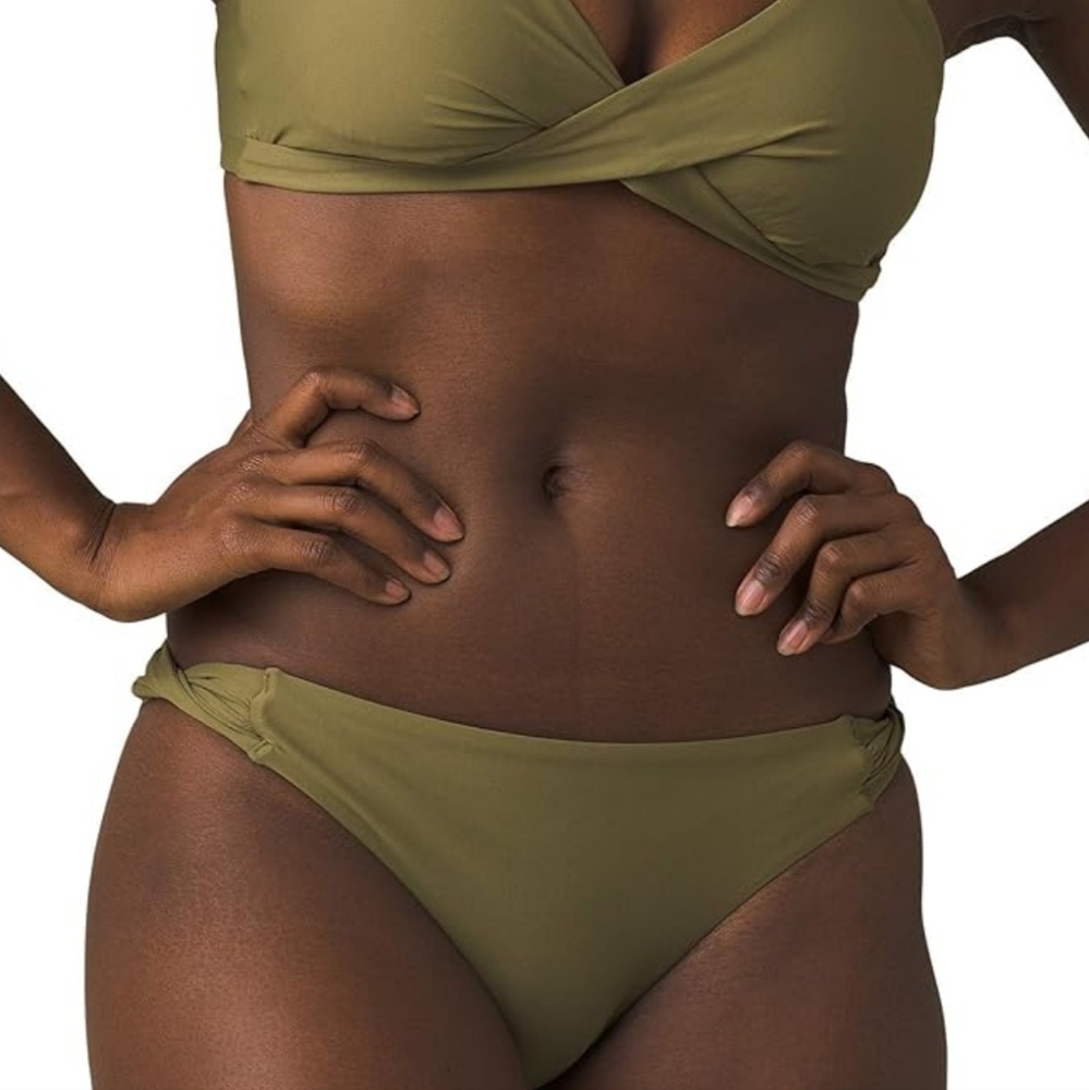 NWT Prana Emarsee Twist Bikini Bottom Cactus Green Small